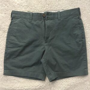 Brand New J Crew 7” size 30 Eucalyptus Green Shorts